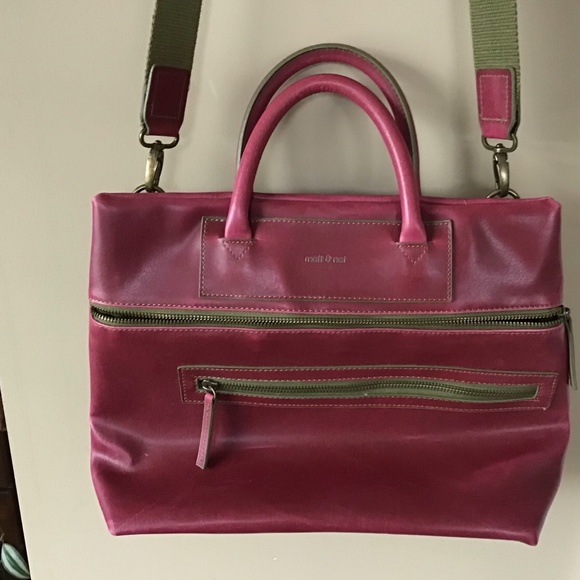 Vintage Matt & Natt bag with duffle green straps. - Picture 1 of 5